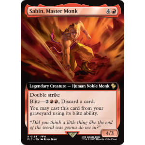 Sabin, Master Monk