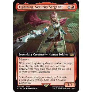 Lightning, Security Sergeant
