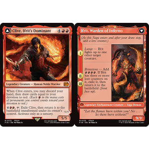 Clive, Ifrit's Dominant // Ifrit, Warden of Inferno
