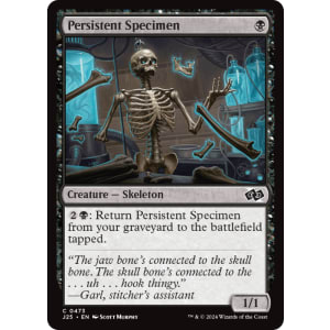 Persistent Specimen