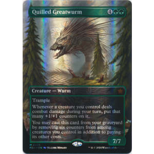 Quilled Greatwurm (Mana Foil)