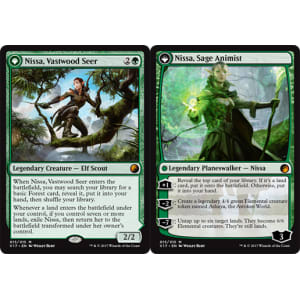 Nissa, Vastwood Seer // Nissa, Sage Animist