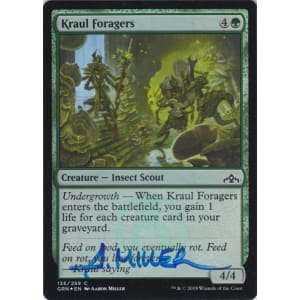 Kraul Foragers FOIL Signed by Aaron Miller