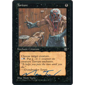 Torture Signed by Mark Tedin (Hooded)