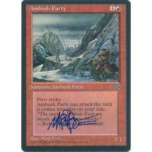 Ambush Party Signed by Mark Poole