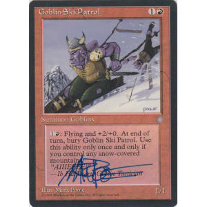 Goblin Ski Patrol Signed by Mark Poole