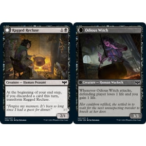 Ragged Recluse // Odious Witch