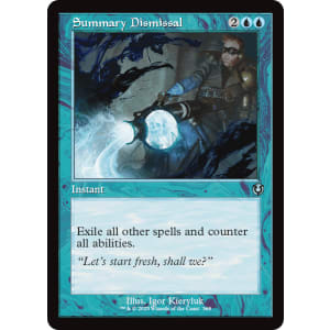 Summary Dismissal