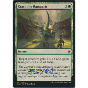 Crash the Ramparts FOIL Signed by Mark Behm