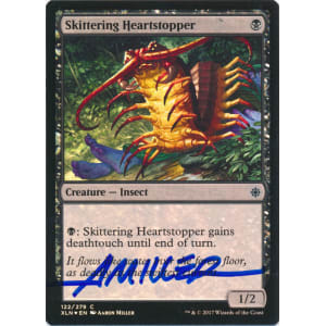 Skittering Heartstopper FOIL Signed by Aaron Miller (Ixalan)