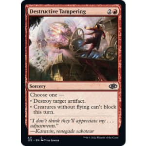 Destructive Tampering