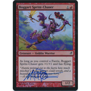 Boggart Sprite-Chaser FOIL Signed by Mark Poole