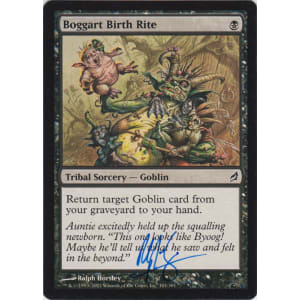 Boggart Birth Rite Signed by Ralph Horsley
