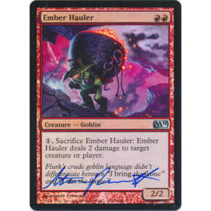 Ember Hauler FOIL Signed by Steve Prescott