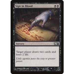 Sign in Blood