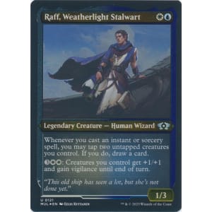 Raff, Weatherlight Stalwart (Foil-Etched)