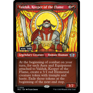 Valduk, Keeper of the Flame (Serialized Foil)