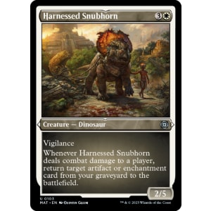 Harnessed Snubhorn (Foil-Etched)