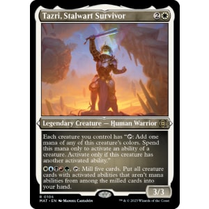 Tazri, Stalwart Survivor (Foil-Etched)