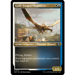 Gold-Forged Thopteryx (Foil-Etched)