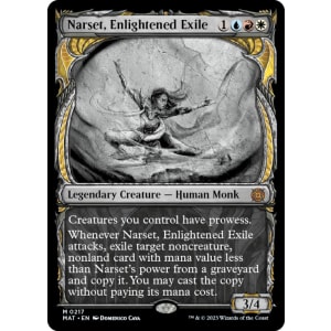 Narset, Enlightened Exile (Halo Foil)