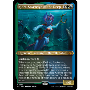 Kiora, Sovereign of the Deep (Foil-Etched)