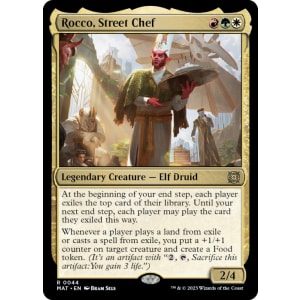 Rocco, Street Chef