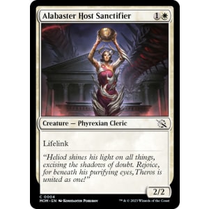Alabaster Host Sanctifier