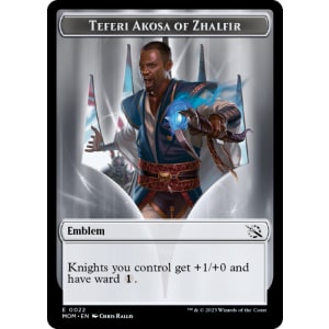Emblem - Teferi Akosa of Zhalfir