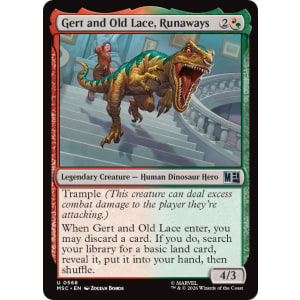Gert and Old Lace, Runaways