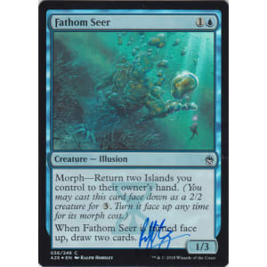 Fathom Seer FOIL Signed by Ralph Horsley