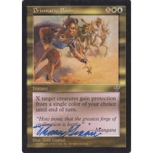 Prismatic Boon Signed by Thomas Gianni