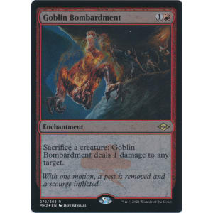 Goblin Bombardment (Foil-etched)