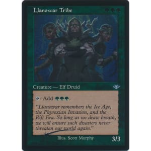 Llanowar Tribe (Foil-etched)