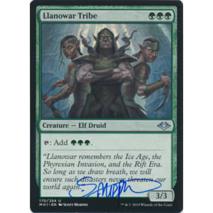 Llanowar Tribe Signed by Scott Murphy