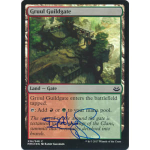 Gruul Guildgate FOIL Signed by Randy Gallegos (MM17)