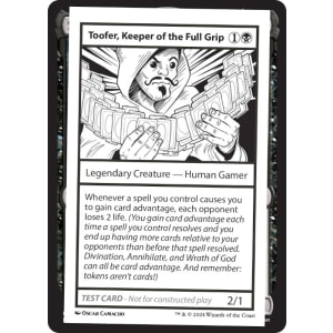 Toofer, Keeper of the Full Grip