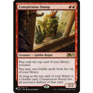 Conspicuous Snoop