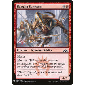 Barging Sergeant