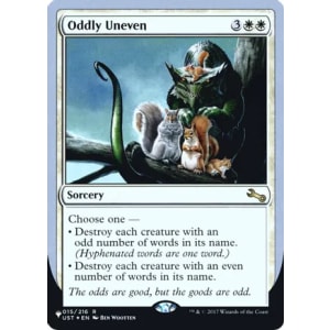 Oddly Uneven