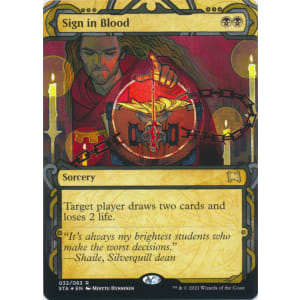 Sign in Blood (Foil-etched)