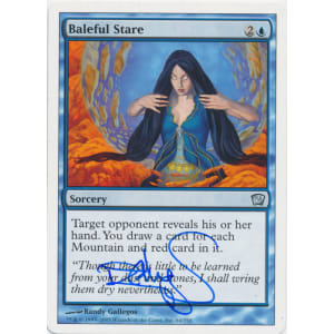 Baleful Stare Signed by Randy Gallegos (9th)