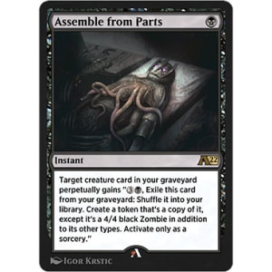 Assemble from Parts Assemble from Parts