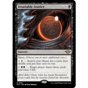 Insatiable Avarice