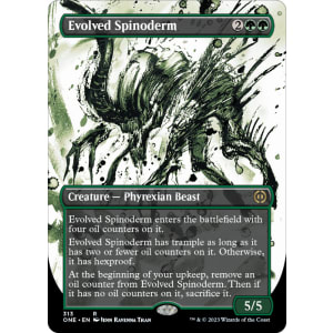 Evolved Spinoderm