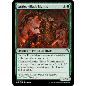 Lattice-Blade Mantis