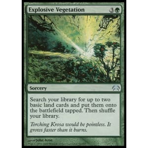 Explosive Vegetation