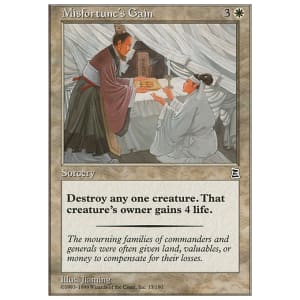 Misfortune's Gain