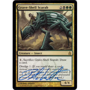 Grave-Shell Scarab Signed by Pete Venters