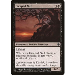 Escaped Null